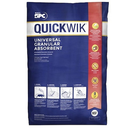 Brady Sorbent, 7 Gal Absorption, 22.83 in. Height, Cocnut Coir Material QW-20